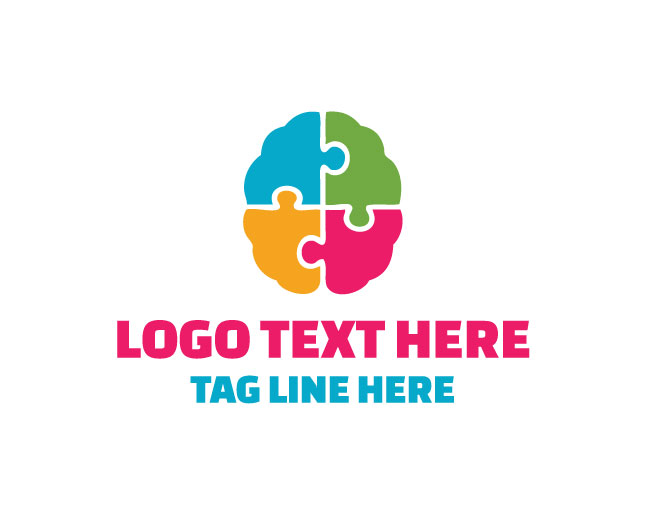 Puzzle Creative Brain Logo