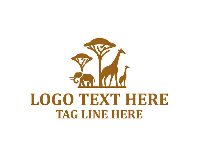Safari Giraffe Logo