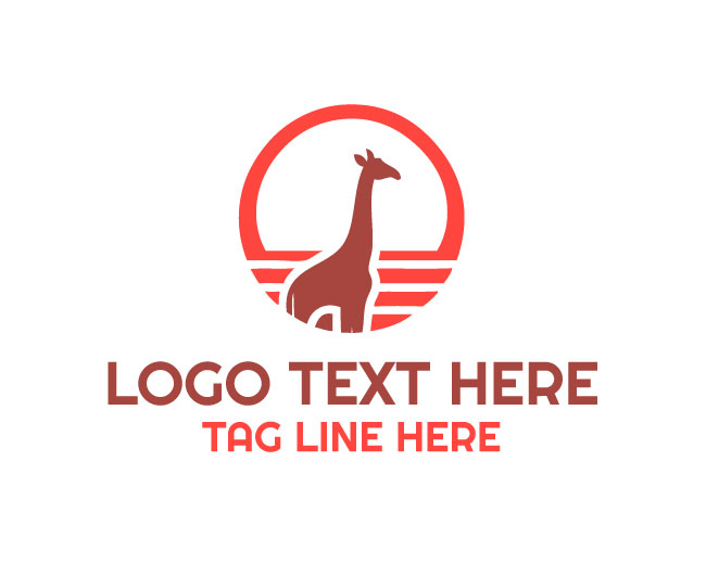 Giraffe Neck Safari Logo