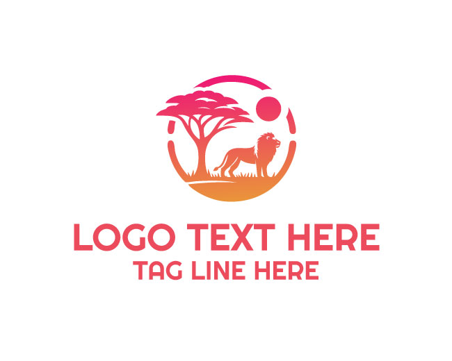 Lion Mane Safari Logo
