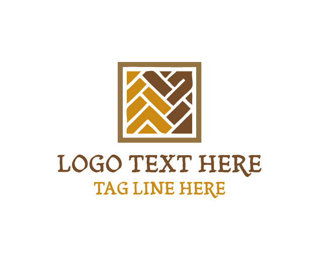 Floor Tile Pattern Logo