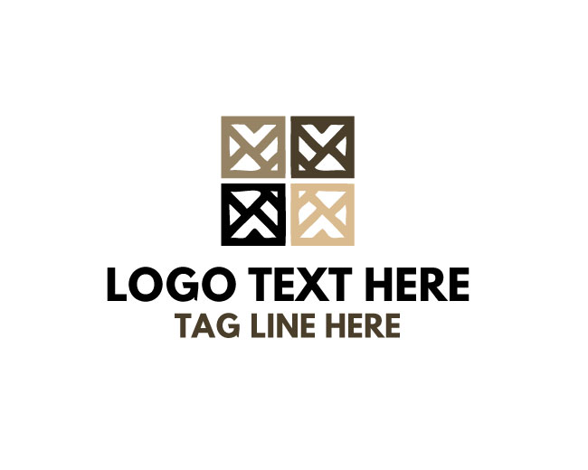 Flooring Tile Contractor Logo