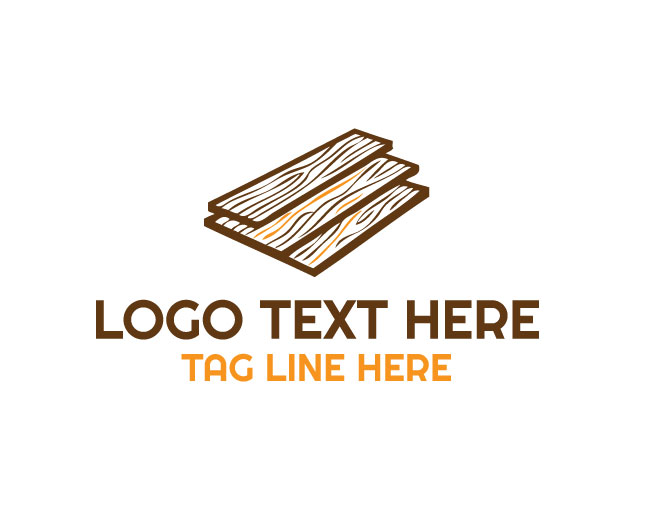 Flooring Tile Wooden Logo