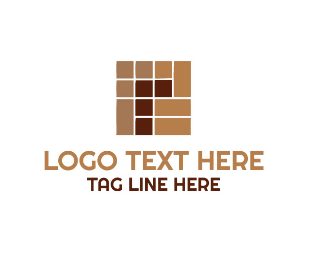 Flooring Tile Line Logo