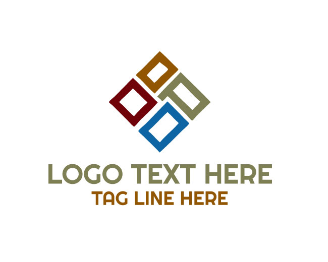Flooring Tile Outline Logo
