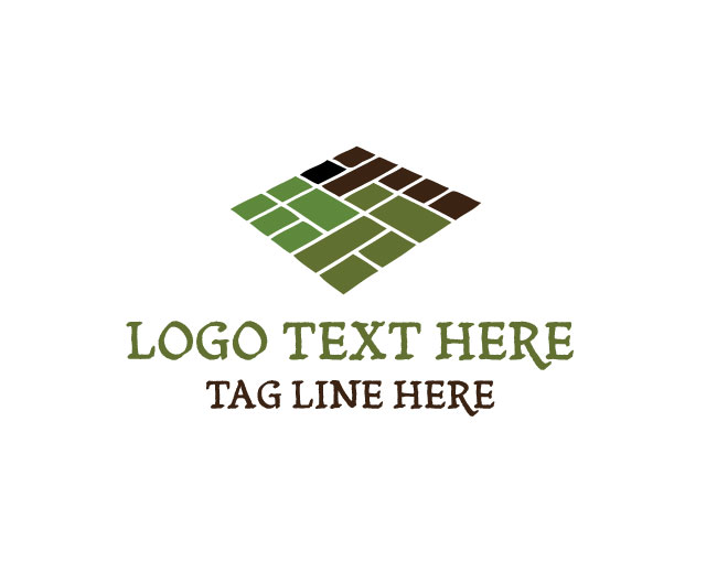 Flooring Tile Geometric Logo