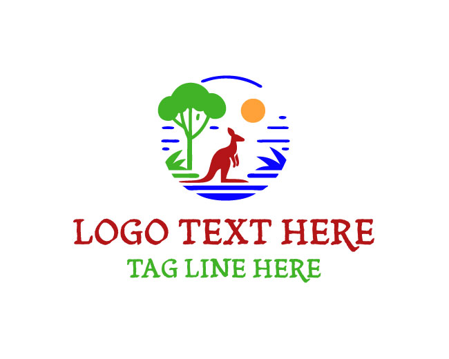 Kangaroo Safari Logo
