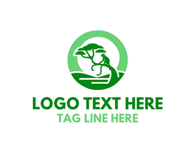 Monkey Safari Mark Logo