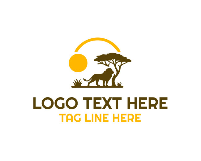 Lion Mane Safari Logo