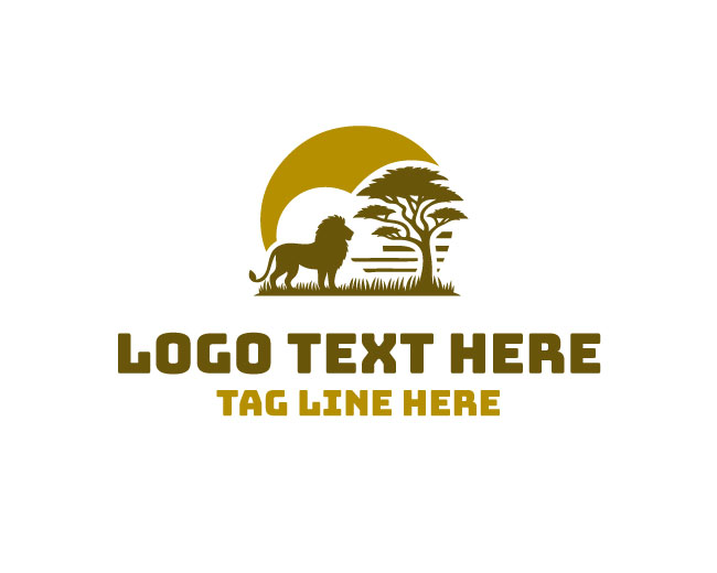 Strong Lion Safari Logo