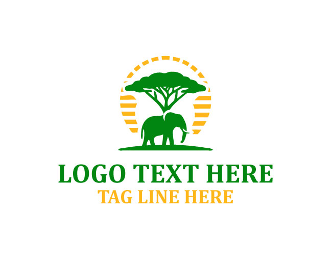 Danger Elephant Safari Logo