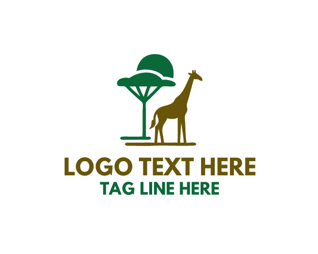 Giraffe Neck Safari Logo