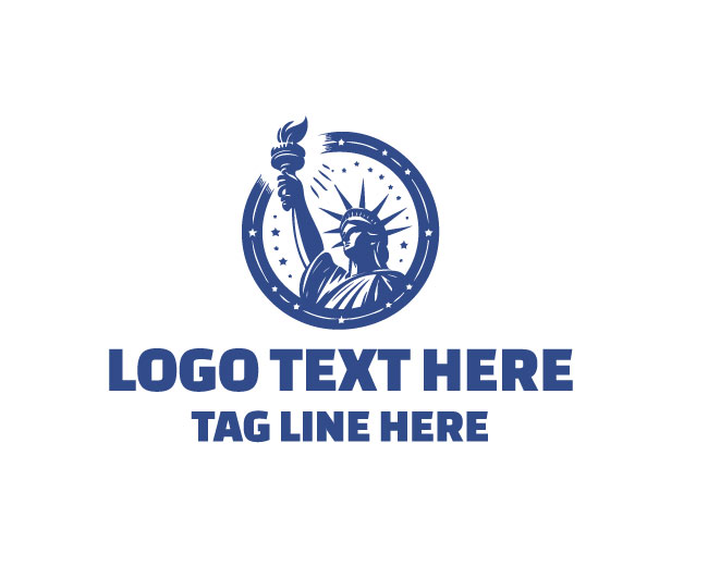 Liberty Statue Core Freedom Logo