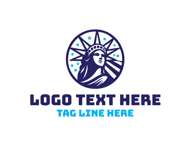  Liberty Statue Minimal Icon Logo
