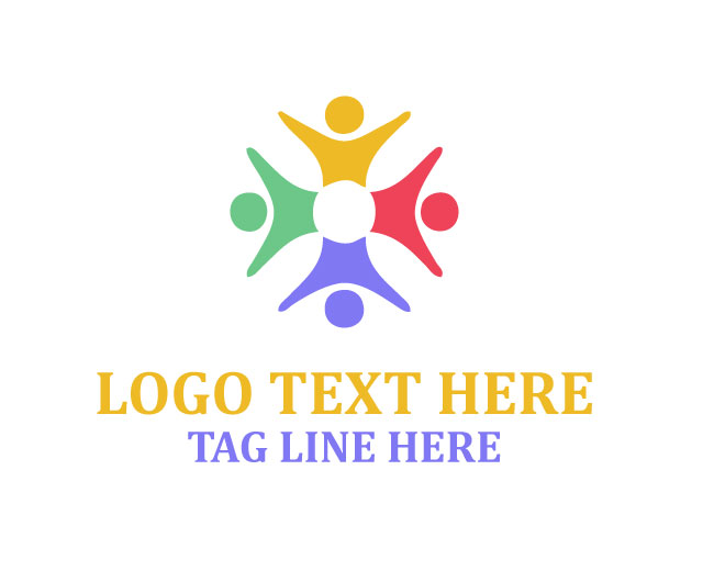 Community People Circle Link Logo