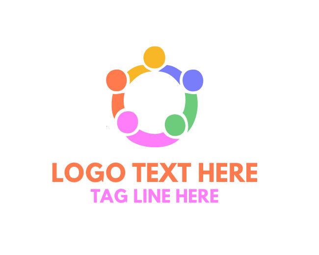  Community People Gather Logo