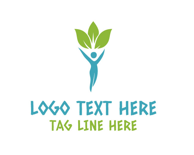 Flower People Leaf Logo
