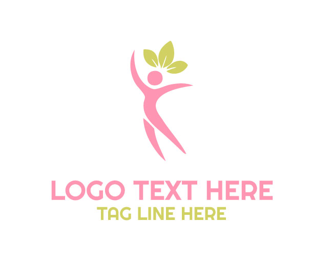 Flower People Leaf Logo