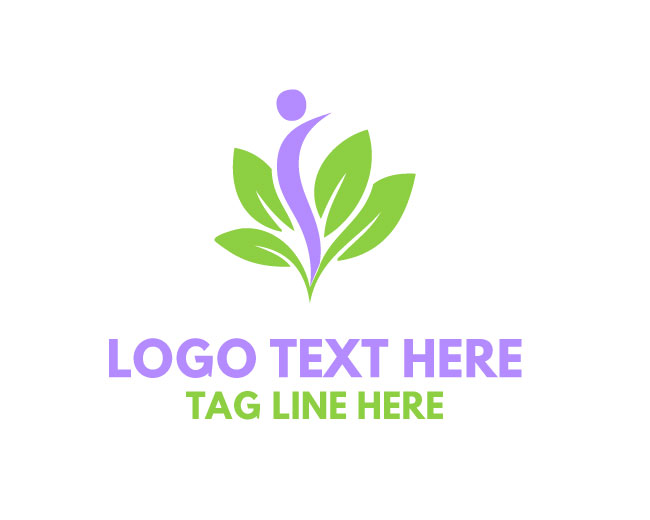 Flower People Floral Leaf Logo
