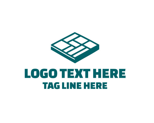 Flooring Tile Grid Logo