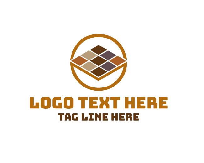 Flooring Tile Interior Logo