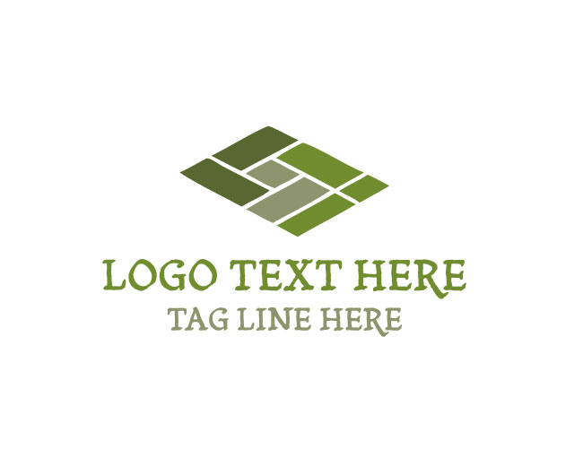 Flooring Tile Home Design Logo