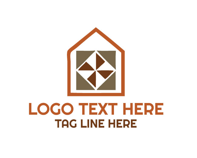 Flooring Tile Home Structure Logo