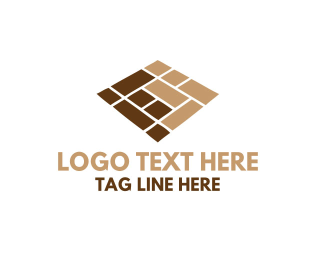 Flooring Tile Home Builder Logo