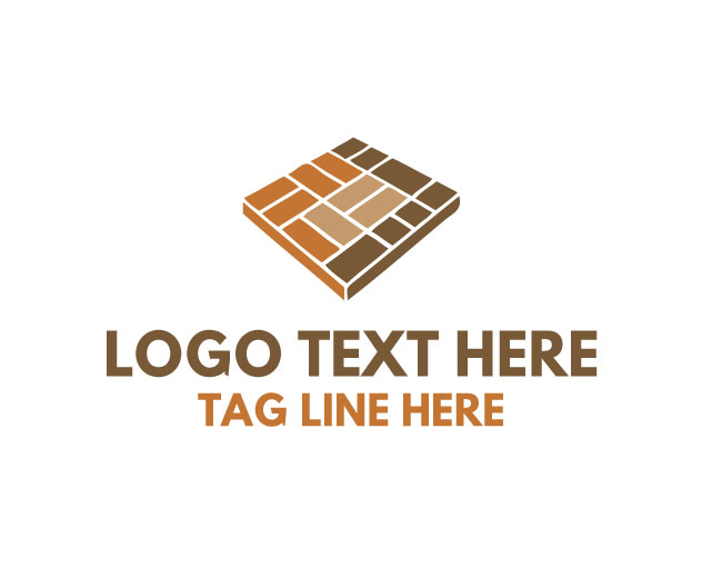 Flooring Tile Grid Pattern Logo
