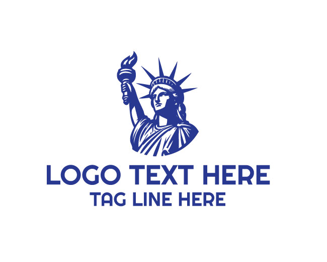 Liberty Statue Freedom Logo