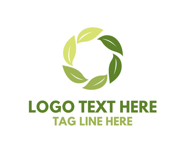 Abstract Leaf Eco Symbol