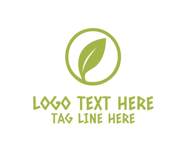 Abstract Leaf Fresh Logo