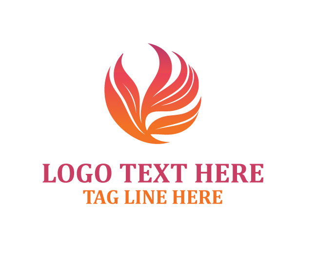 Abstract Leaf Bloom Logo