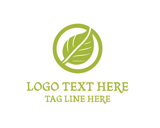 Abstract Leaf Fresh Balance Logo