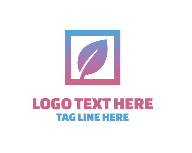  Abstract Leaf Eco Flow Logo