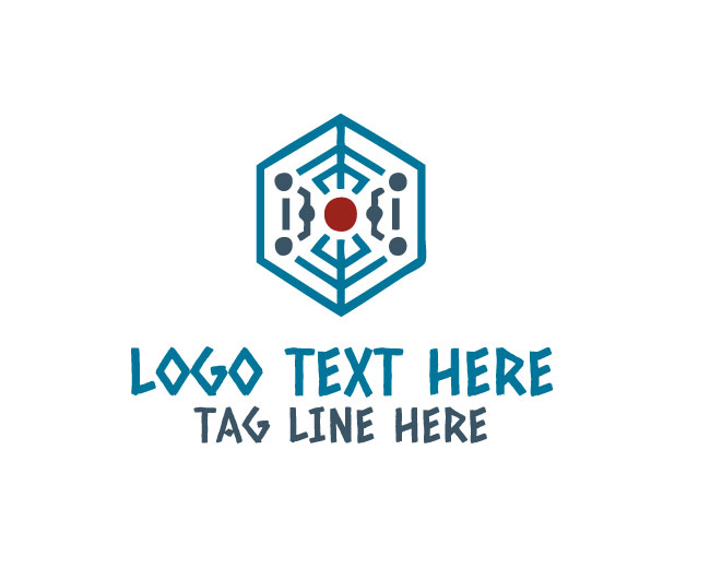Circuit Wiring Tech Infrastructure Logo