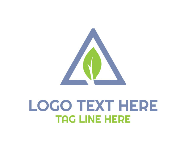 Abstract Leaf Serene Logo