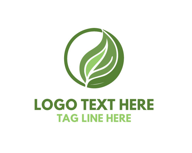 Abstract Leaf Growth Symbol