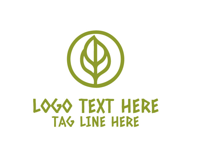 Abstract Leaf Soft Balance Logo