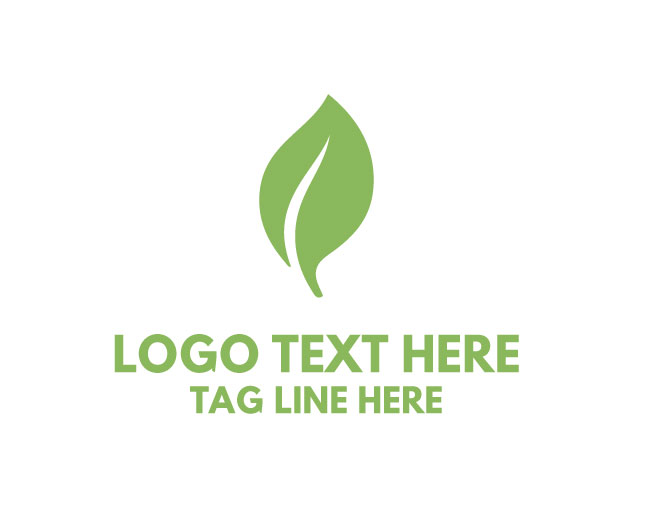 Abstract Leaf Pure Essence Logo