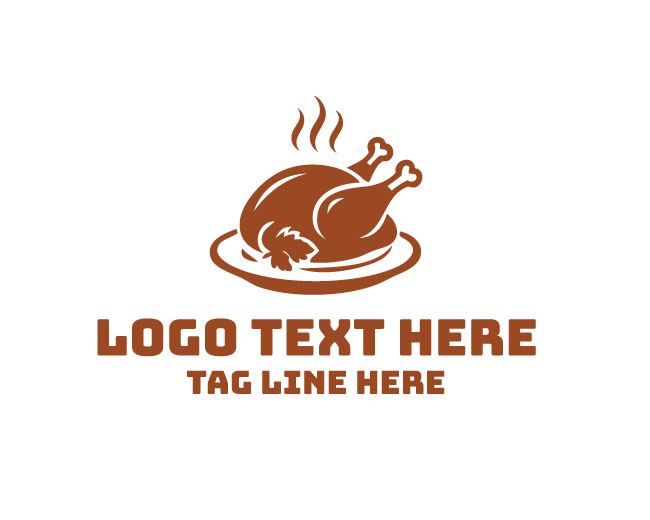 Cooked Turkey Chicken Family Meal Logo