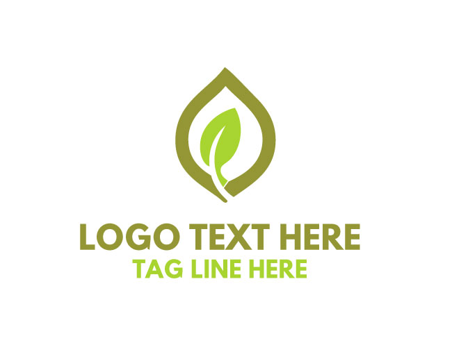 Abstract Leaf Natural Shine Logo