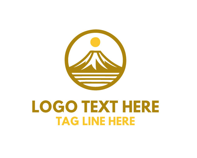 Mount Fuji Sunrise Logo