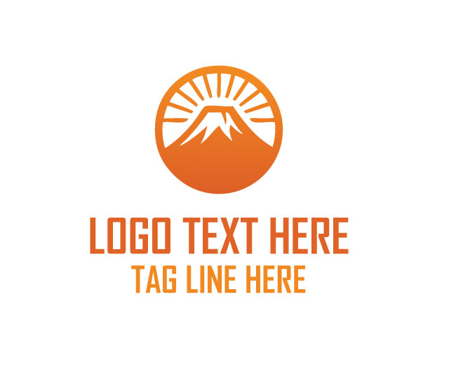 Mount Fuji Minimal Peak Logo