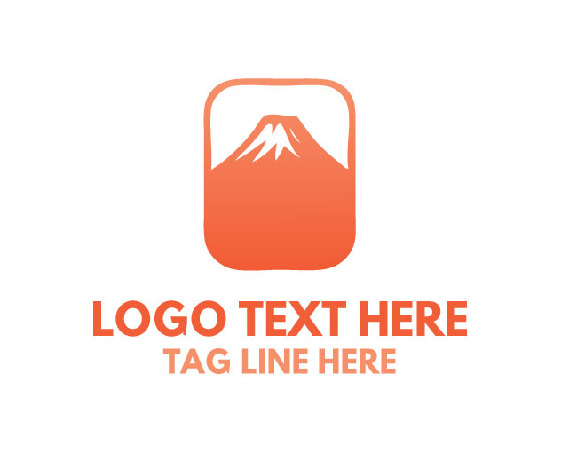 Mount Fuji Travel Badge Logo