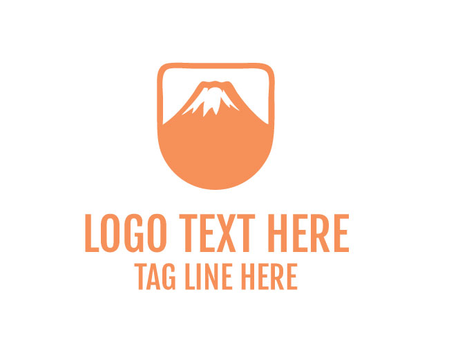 Mount Fuji Zen Landscape Logo