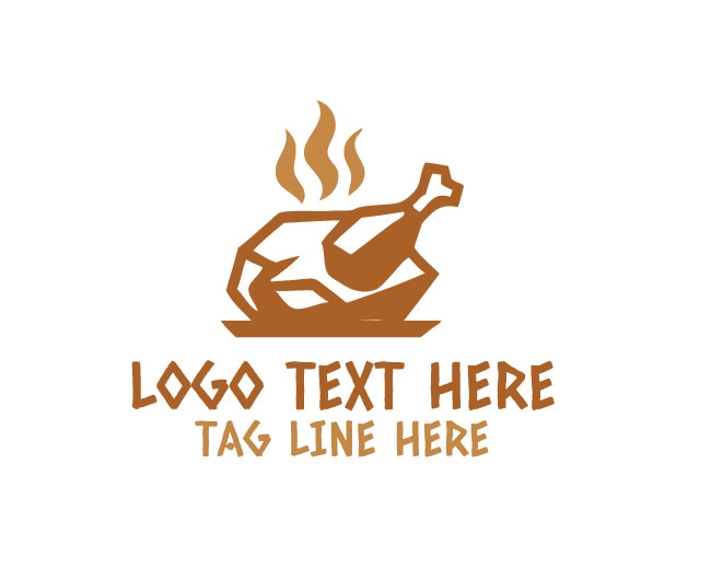  Cooked Turkey Chicken Homestyle Meal Logo