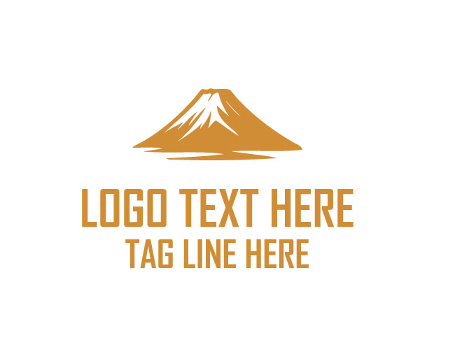 Mount Fuji Terrain Mark Logo