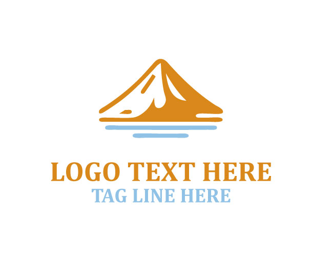 Mount Fuji Wave Peak Logo
