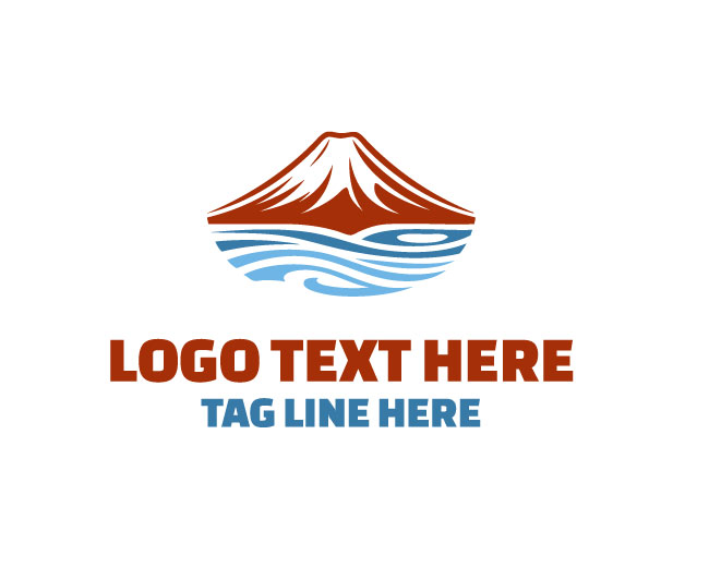 Mount Fuji Modern Logo